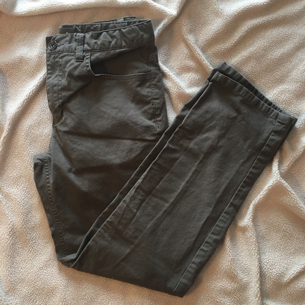 Boys Grey Khaki Pants